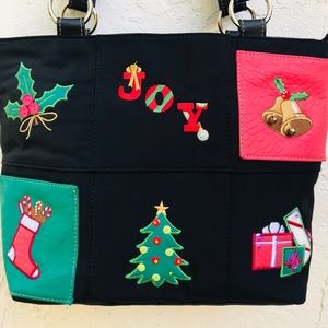 Christmas tote purse handbag holiday
